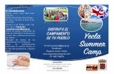 TRIPTICO YECLA SUMMER CAMP · 2018-11-13 · Actividades Material Necesario El Campamento Municipal de Verano 2015 se denomina “Yecla Summer Camp”. Se desarrollará en la población