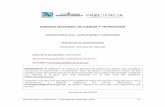 CONSEJO NACIONAL DE CIENCIA Y TECNOLOGÍA · Inicio de la postulación: 22/01/2018 Cierre de la postulación: 13/04/2018 (16.00 Hs.) ... Saneamiento ambiental Tecnologías limpias