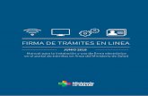 FIRMA DE TRÁMITES EN LINEA - Uruguay · Haga click en Dispositivos de Seguridad y luego presionar el botón Cargar. FIRMA DE TRÁMITES EN LINEA 12 3. Escriba “Gemalto PKCS#11 Module”