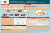 Evolución de la resistencia a antibióticos en Staphylococcus aureus147.96.70.122/Web/TFG/TFG/Poster/CARMEN DE CACERES VELASC… · Evolución de la resistencia a antibióticos en