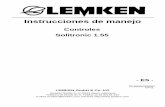 Instrucciones de manejo - agroparts.com · Instrucciones de manejo . Controles Solitronic 1.55 - ES - N° artículo17510540 1/07.12 . LEMKEN GmbH & Co. KG . Weseler Straße 5, D-46519