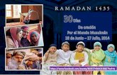 Presentación de PowerPoint - COMIBAM · 30 Días de Oracion por el Mundo Musulmán 2014 * Adaptado y traducido al español La oración en el Islam Hoy en día, muchos musulmanes