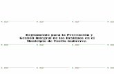 Título de documento - H. Ayuntamiento de Tuxtla Gutiérreztuxtla.gob.mx/normatividad/RPGRMTGZ.pdf · Ambiental para difundir y desarrollar una nueva cultura en la generación y el
