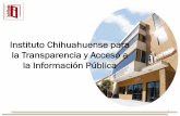 Instituto Chihuahuense para la Transparencia y …...2 3 5 Taller “Manejo del Sistema Infomex Chihuahua” 11 de noviembre 14:00 Hrs. Sala de Usos Múltiples de la Dirección de