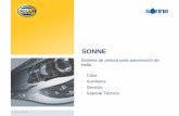 SONNE - pintacar.com · Sonne es una marca privada de pintura para automoción en el mercado desde 2008, cuyo fabricante es uno de los más importantes del mercado. Sonne está al