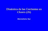 Dinámica de las Corrientes en Chorro (JS) · tenemos vientos de 70 nudos y hay un núcleo máximo de 90 nudos o mas. – Con separación horizontal de 5 grados/500 Km entre jet a