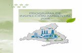 PROGRAMA DE INSPECCIÓN AMBIENTAL 2018 · los Programas de Inspección Ambiental correspondientes a los años 2014, ... junto con medios informáticos específicos de hardware y ...