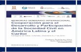 MEMORIAS SEMINARIO INTERNACIONAL …bibliotecadigital.usb.edu.co/bitstream/10819/653/1...MEMORIAS SEMINARIO INTERNACIONAL Cooperación para el Desarrollo y Participación de la Sociedad
