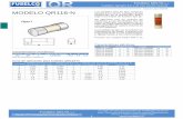 Hoja de dato W0046 MODELO QR116-N · Fusibles Tamaño 10 x 38 mm Acción Normal Los fusibles DELTA tamaño 10 x 38 mm, cumplen con las exigencias de la norma IEC 269-2 bajo el concepto