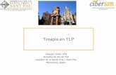 Terapia en TLP - academia.cat · Terapia Dialéctica Conductual 10 ECs • TDC – Entrenamiento en Habilidades • 1 ECs Terapia de Mentalización 2 ECs Terapia Focalizada en la