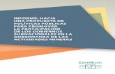 INFORME: HACIA UNA PROPUESTA DE POLÍTICAS PÚBLICAS …cooperaccion.org.pe/wp-content/uploads/2019/05/INFORME.pdf · arancelarias para fomentar la inversión privada, y la flexibilización