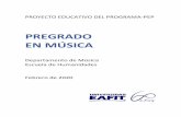PREGRADO EN MÚSICA · Metropolitano y Música de la Fundacion Universitaria Bellas Artes. 2.2 La oferta académica en el campo musical en el mundo La música ha formado parte de
