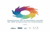 Panorama de la gestión social de 500 empresas en Colombia PANORAMA GESTION SOCIAL... · Los objetivos principales de la encuesta fueron: Conocer el estado de la inversión social