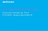 Climatización 2019 Controllers for HVAC equipmentclimacontrol.es/archivos/CATALOGO_CLIMATIZACION_19_EVCO.pdf · proporcionado soluciones estándar y personalizadas de refrigeración,