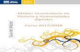 Máster Universitario en Historia y Humanidades digitales ... · Teoría y Práctica de la Historia y Humanidades Digitales. Asignatura: Estructuración de datos y diseño de bases