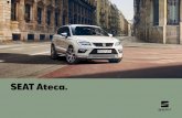 Catálogo del SEAT Ateca · liberarte. Como la cámara de visión de 360º que te permite ver el espacio alrededor del vehículo y como el asistente de aparcamiento que estaciona