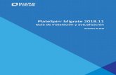 PlateSpin Migrate 2018 - Micro Focus€¦ · Acerca de las plantillas del servidor de PlateSpin Migrate en las tiendas de la nube. . . . . . . . . . . . . . . . . .48 ... Configuración