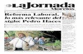 #M F Reforma Laboral, lo más relevante del siglo: Pedro Haces · los derechos laborales y contra todo tipo de violencias que impiden vivir con seguridad ciudadana y respeto a los