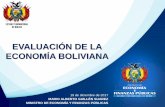 EVALUACIÓN DE LA ECONOMÍA BOLIVIANA CARPETA MINISTRO · Fuente: Fundación para el Desarrollo Empresarial (FUNDEMPRESA) Elaboración: Ministerio de Economía y Finanzas Públicas,