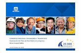CONGRESO PREVERAS: ERGONOMÍA Y TRANSPORTE€¦ · Incidir en la información y comunicación a todos los empleados sobre temas relacionados con la seguridad vial y el plan de movilidad