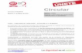 Circular - Servicios Públicos de UGT LABORAL/05... · 2016-03-31 · Circular. Circular 31/03/2016 . Madrid, 31 de Marzo de 2016 . CIVEA – CONCURSO DE TRASLADOS – SITUACIÓN