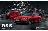 RS 5 · Por ejemplo, el tren de rodaje deportivo RS plus con Dynamic Ride Control (DRC). Ajustado específicamente al nuevo Audi RS 5 Coupé limita los movimientos de cabeceo y balanceo