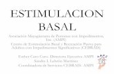 ESTIMULACION BASAL - prcedd.pr.gov/.../2018/04/ESTIMULACION-BASALSSF-031.pdf · ESTIMULACION BASAL Asociación Mayagüezana de Personas con Impedimentos, Inc. (AMPI) Centro de Estimulación