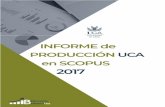 UCA 2017 Informe Scopus vesion web€¦ · La fuente de los datos es Scopus, base de datos multidisciplinar de ámbito ... visibilidad de la UCA y de sus investigadores, y por tanto