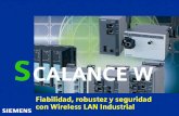 Presentation2.ppt · Presentation2.ppt. Fiabilidad, robustez y seguridad con Wireless LAN Industrial . Generalidades RequerimientoslWLAN Gama de producto Integración y roaming Seguridad