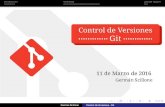 Control de Versiones - Gitcdr.ing.unlp.edu.ar/files/presentaciones/010_ Introduccion a Git.pdf · Git-Tower provee además una hoja con los comandos más comunes, y para qué se usan