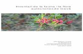 Inventari de la fauna i la flora autòctones de Gavàcentredestudis.gava.ppe.entitats.diba.cat/wp-content/uploads/sites/1… · fauna i la flora i la seva evolució. Per tant, separarem