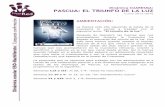 PASCUA: EL TRIUNFO DE LA LUZpastoral.manyanet.org/wordpress/download/historial/2015-16/03_es… · Curso 2015/2016 AMBIENTACIÓN: La Pascua este año siguiendo la estela de la Cuaresma