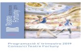 Consorci Teatre Fortuny - Ajuntament de Reus · 2019-05-20 · projecte s’utilitzen la música i les cançons, però també textos teatrals i unes tecnologies d’avantguarda, instruments
