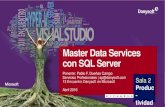 MasterData Services con SQL Server...XIII Encuentro Danysoft en Microsoft | Abril 2016 | | Haz Crecer tus Conocimientos Sala 2 Produc-tividad MasterData Services con SQL Server Bases