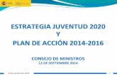 Plan de acción 2014-2016 de la estrategia Española Sobre ... · del Plan de Acción (12.09.2014) Presupuesto Plan 2014-2016. Total Bianual: 2,942,174,369,17 € Al finalizar cada