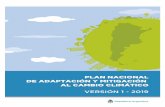 ÍNDICE DE CONTENIDOS - Argentina...Adaptación al cambio climático y la Agenda 2030 para el Desarrollo Sostenible .....29 2.2.3. Adaptación al cambio climático y el Marco de Sendai