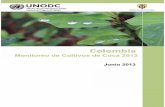 informe monitoreo cultivos de coca 2012 version1 · 2013-08-13 · informe presenta los resultados del censo de coca con fecha de corte diciembre 31 de 2012. La metodología empleada