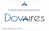 PORTAFOLIO DE SERVICIOS · PORTAFOLIO DE SERVICIOS . DOVAires es una empresa experta en servicio de instalación, mantenimiento y reparación en sistemas de Aire Acondicionado, Inyección