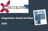 Diagnóstico Social de Eibar 2018€¦ · Presentación2. Los Servicios Sociales de Eibar 3. Diagnóstico Social de Eibar LOS SERVICIOS SOCIALES DE EIBAR 4. Retos a futuro AUMENTO
