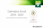 Calendario Anual 2019 - 2020 - Colegio Mexicano · guardias administrativas taller de catequistas ccvi viernes 2 de ago. guardias administrativas taller de catequistas ccvi sábado