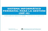 SISTEMA INFORMÁTICO...Sistema Informático Perinatal para la Gestión (SIP-G) 1. Antecedentes En los últimos años la Secretaría de Gobierno de Salud de la República Argentina