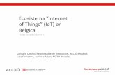 Ecosistema “Internet of Things” (IoT) en - Agència …...• Proveedores de Plataformas (Paas): es una categoría de servicios de computación en la nube que ofrece una plataforma