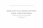 PROYECTO EDUCATIVO DEL PROGRAMA - Escuela Colombiana de ... · de Seguridad Social en Salud - SGSSS, ocurrido a partir del año 2007, como consecuencia del diagnóstico de salud de