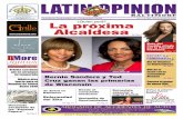 La próxima Alcaldesa - Latin Opinionlatinopinionbaltimore.com/wp-content/uploads/2016/... · ‘Panamá Papers’ Una masiva filtración de 11,5 millones de documentos ha dejado