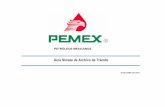 Guía Simple de Archivo de Trámite - Pemexen 2016 Transferidos Total Transferidos en 2016 Código Descripción Fechas Extremas Volumen anterior a 2016 Transferidos antes de 2016 SERIE