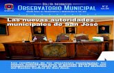 Las nuevas autoridades municipales de San José · las elecciones del 2010. Para estas últimas elecciones del 2016 se experi-menta un importante incremento en la participación electoral