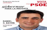 Programa electoral 2015/2019 - PSOE.esweb.psoe.es/source-media/000000632500/000000632657.pdfPrograma electoral 2015/2019 institución democrática, transparente y al servicio de todos