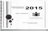 2015.pdf · programa operativo anual 2015 resumen del presupuesto por unidad responsable - programa - 2010-20160 linidad ejecutora - proyecto - obra o actividad ur 702 - instituto