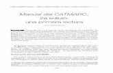 Manual del CATMARC, 2a edició: una primera lectura · 2016-08-16 · Jesús Gascón García — Manual del CATMARC. 2- edició: una primera lectura Manual del CATMARC, 2a edició: