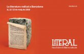 La literatura radical a Barcelona literalbcn · 2018-04-10 · ril Fabra i Coats, al carrer Sant Adrià, 20 del barri de Sant Andreu del Palomar, la segona quinzena de maig. Una fira